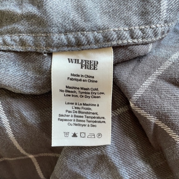 Aritzia Wilfred free grey flannel dress - Picture 5 of 6